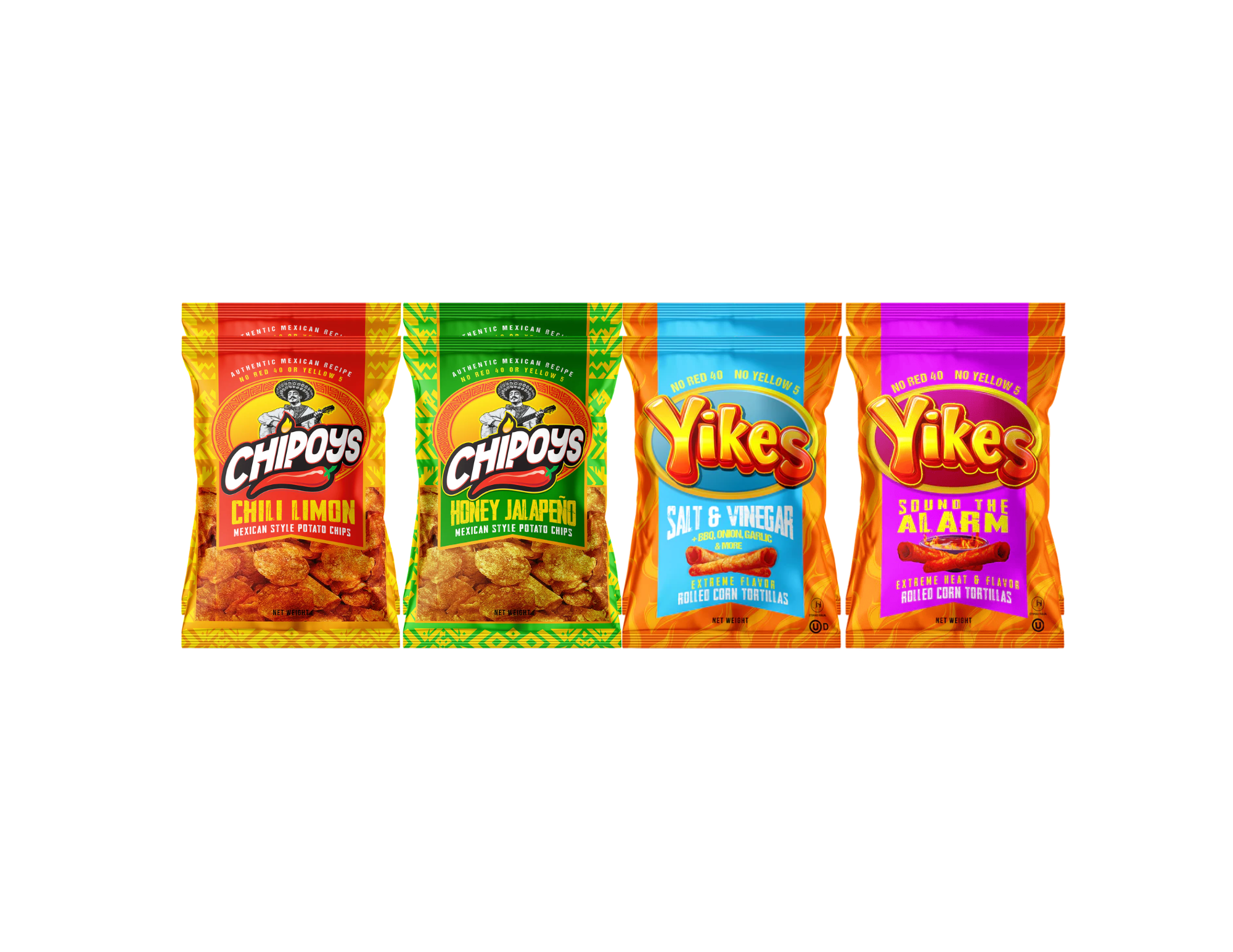 Yikes & Chipoys Mixed Variety Pack (8-Pack)