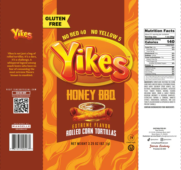Yikes Variety Flavor Pack, 4oz (6 Bags)
