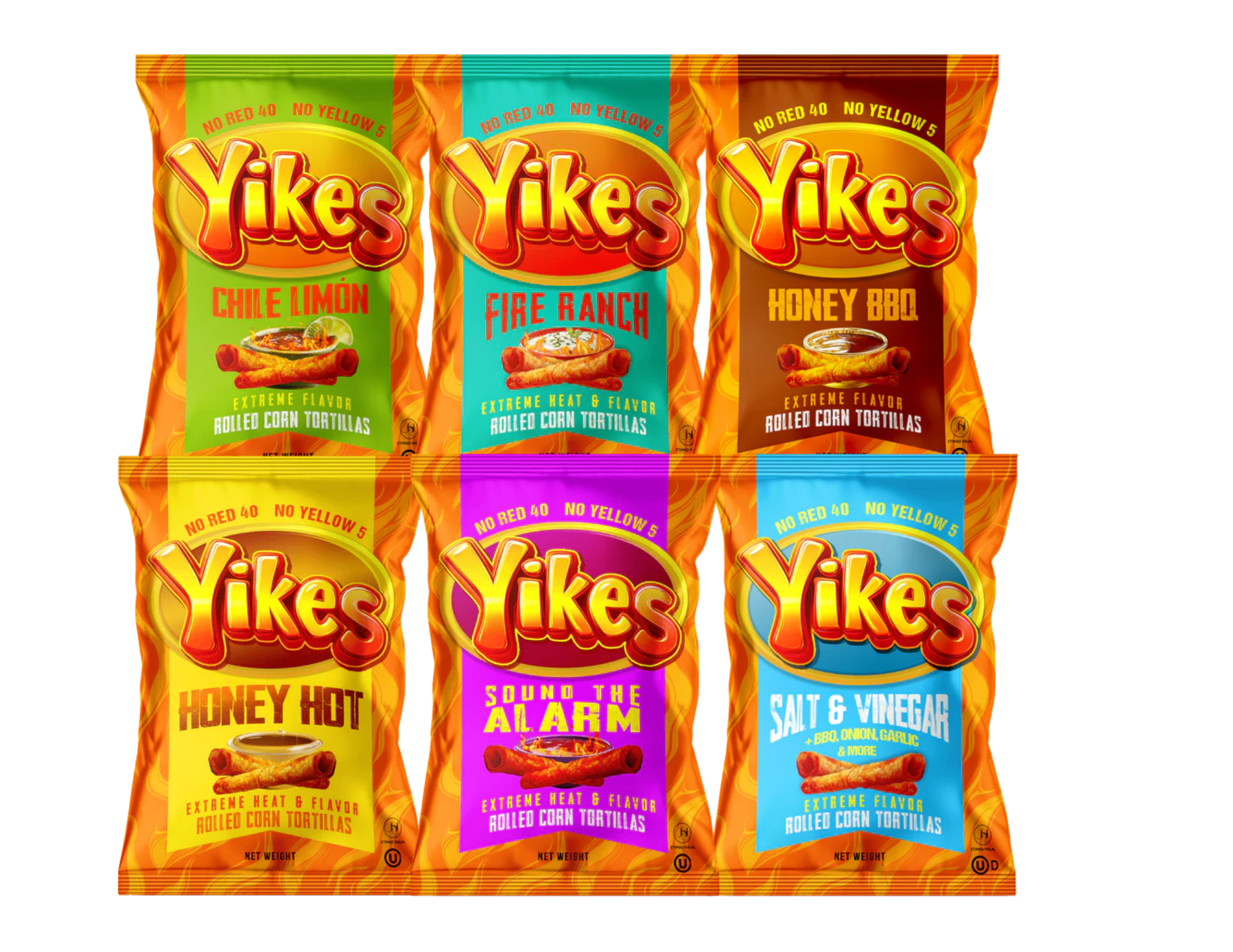 Yikes Variety Flavor Pack, 4oz (6 Bags)