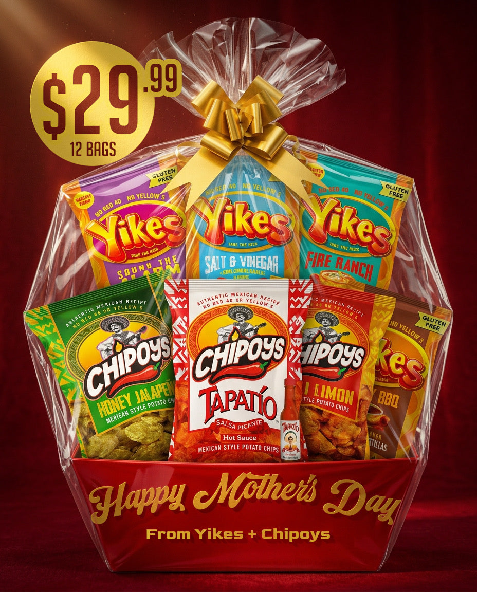 Yikes & Chipoys Mother's Day Gift Basket (12-Pack)