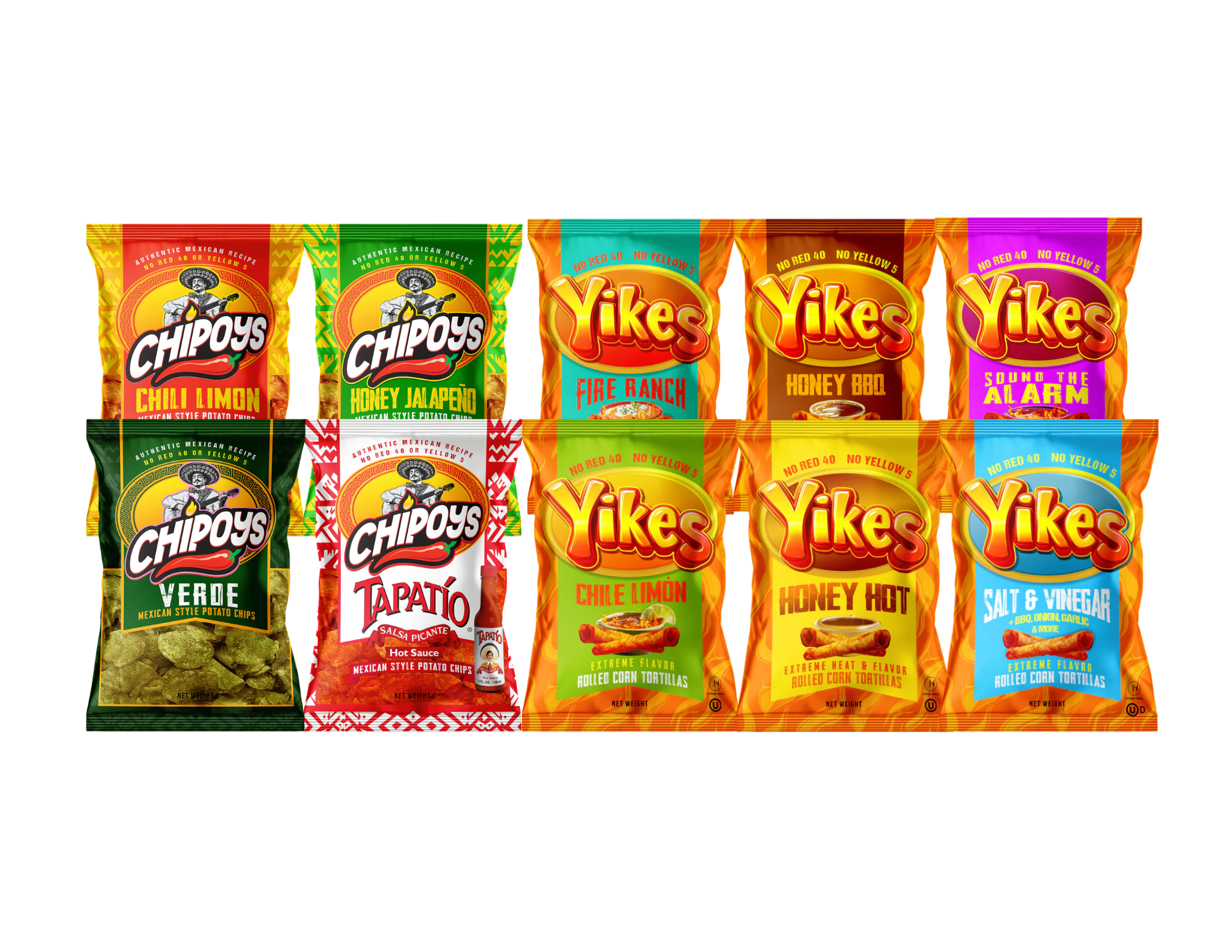 Yikes & Chipoys Full Line-Up Pack (10-Pack)