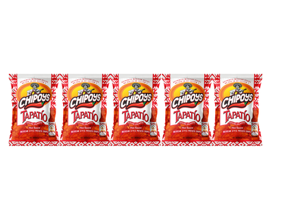 Chipoys Tapatío Mexican Style Potato Chips, 2.5oz (5-Pack)