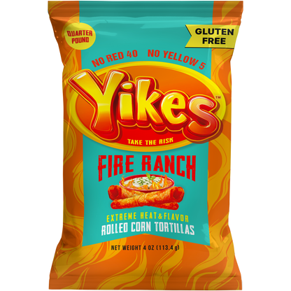 Yikes Fire Ranch – Spicy Ranch Snack, 4oz Bag